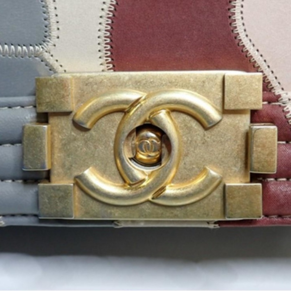 Limited Edition Chanel Small Patchwork Camellia Boy Flap! - Picture 8 of 12